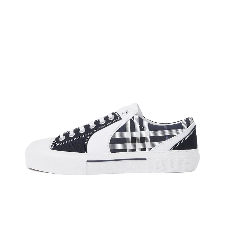 Burberry Stylish Skateboarding Shoes Men's White Blue