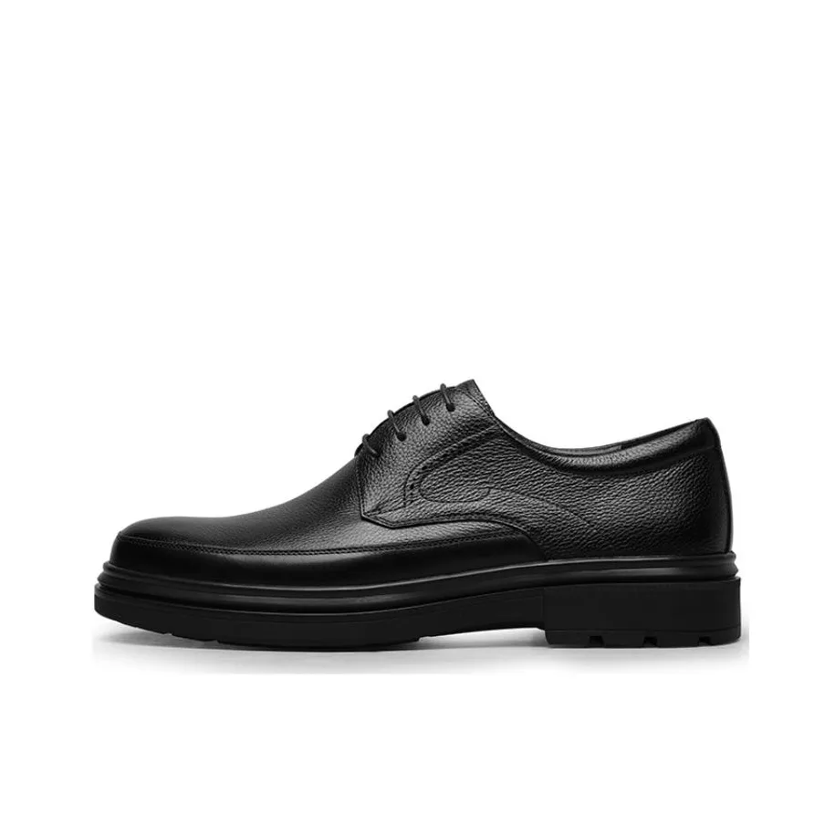 GOLDLION Dress Shoes Men's Black