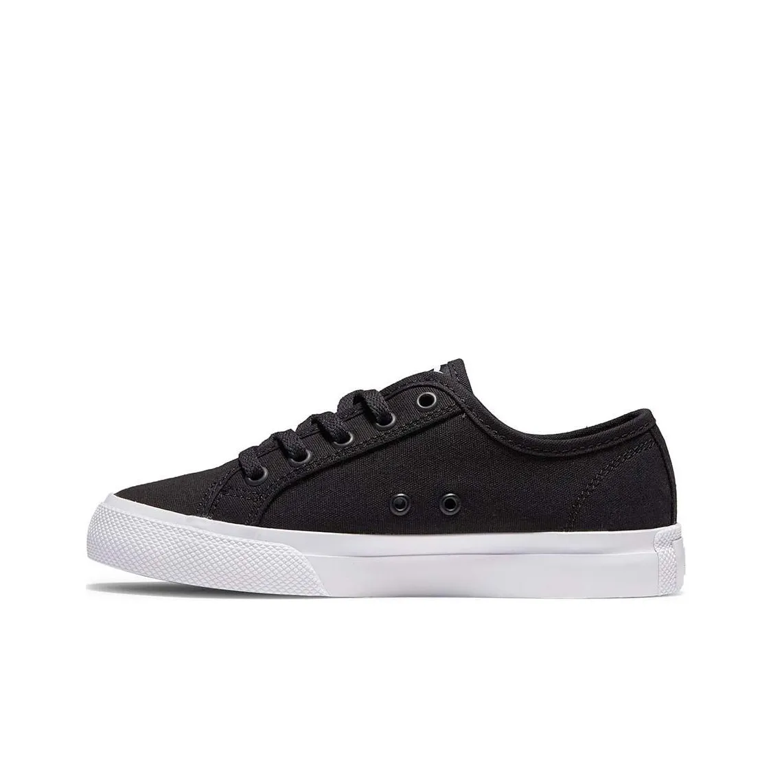 DC Shoes Shock Absorbers Slip Resistant Abrasion Resistant Low Top Canvas Shoes Women's Black