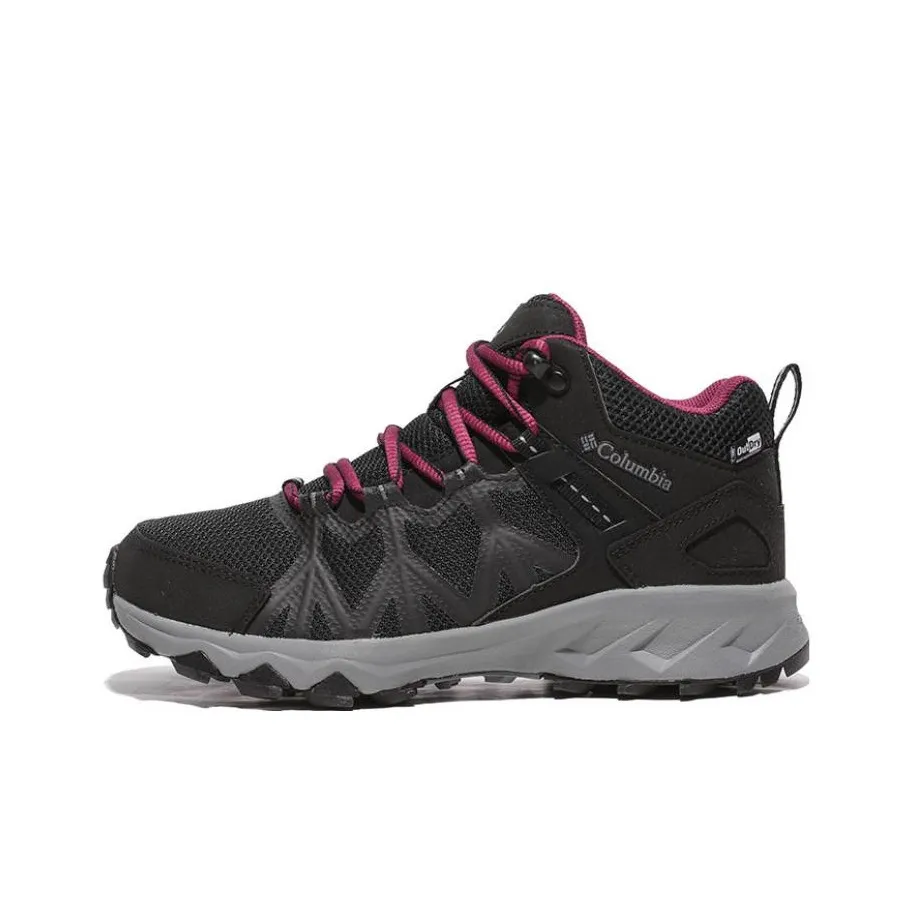 Columbia Wear Resistant Slip Resistant Mid Top Outdoor Shoes Women's Black