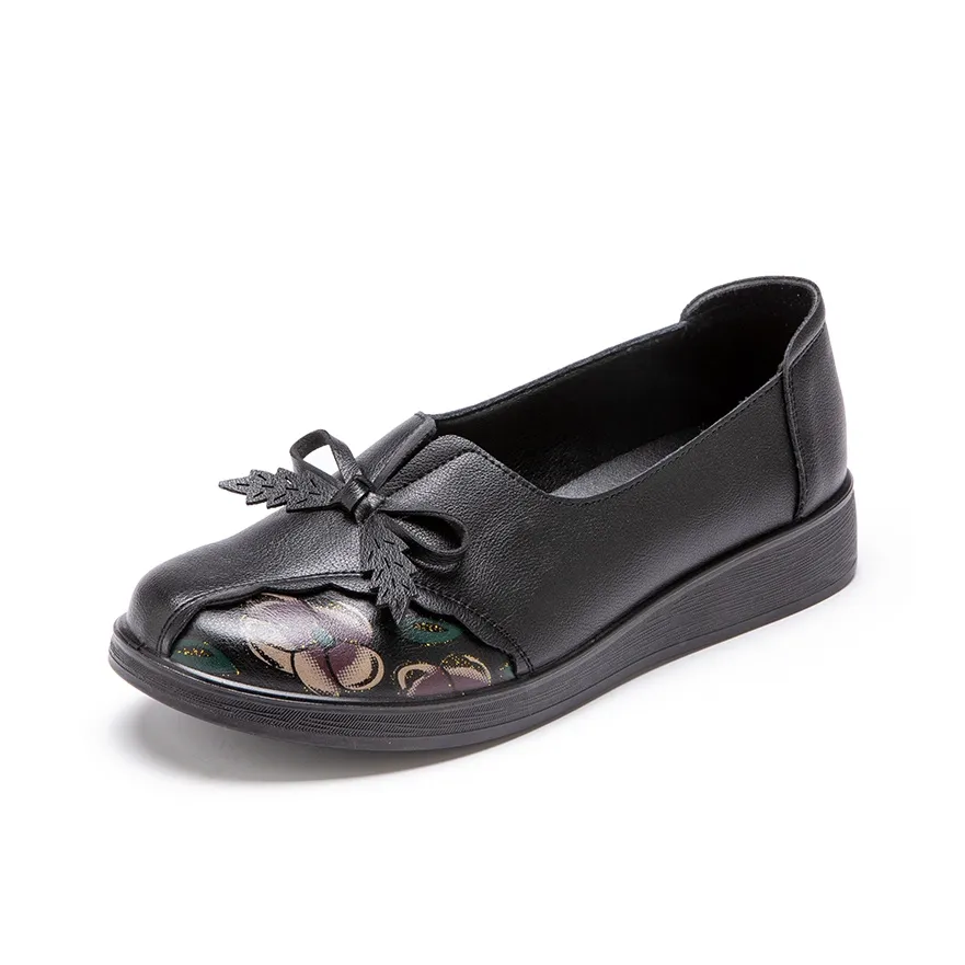 EGCHI Women's Casual Shoes Women's Black/Cameo Brown