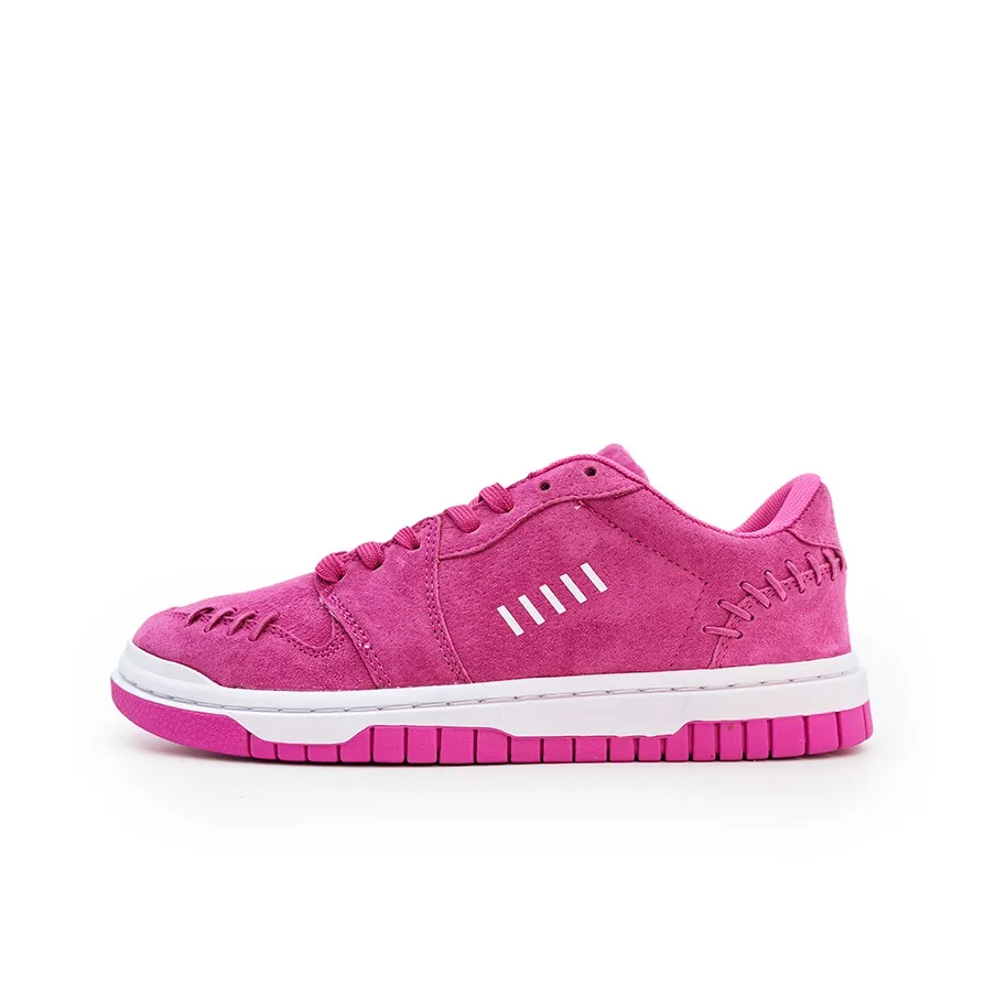I'm Shopping Vintage Jazz Style Anti Slip Wear Resistant Low Top Canvas Shoes Unisex Pink