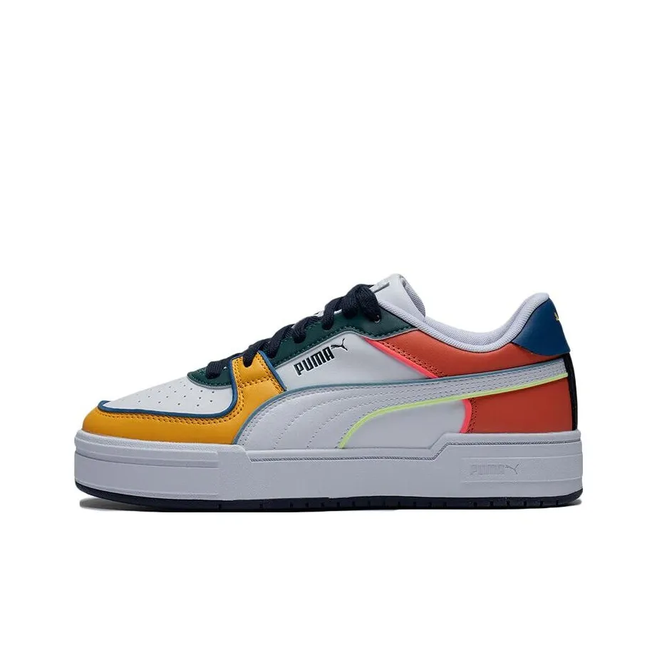 PUMA CA Pro Summer Pop Low Топ Скейтборд Кроссовки Унисекс Белый