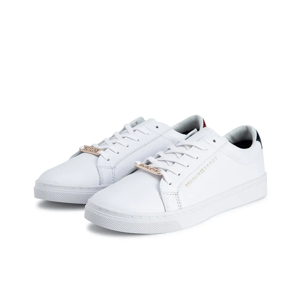 Tommy Hilfiger Low-Top Skateboard Shoes Women's White