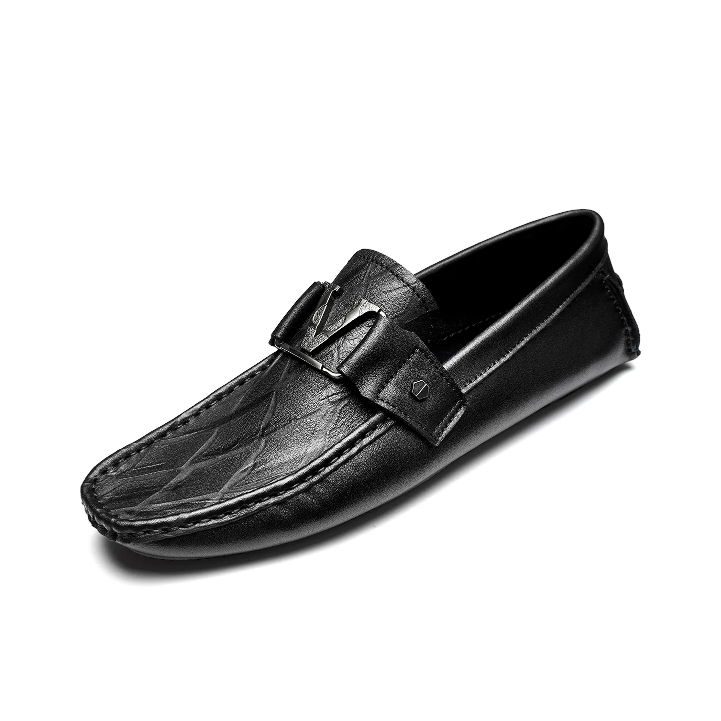 Brounvanm Лоферы с резиновым подошвой Мужской Черный