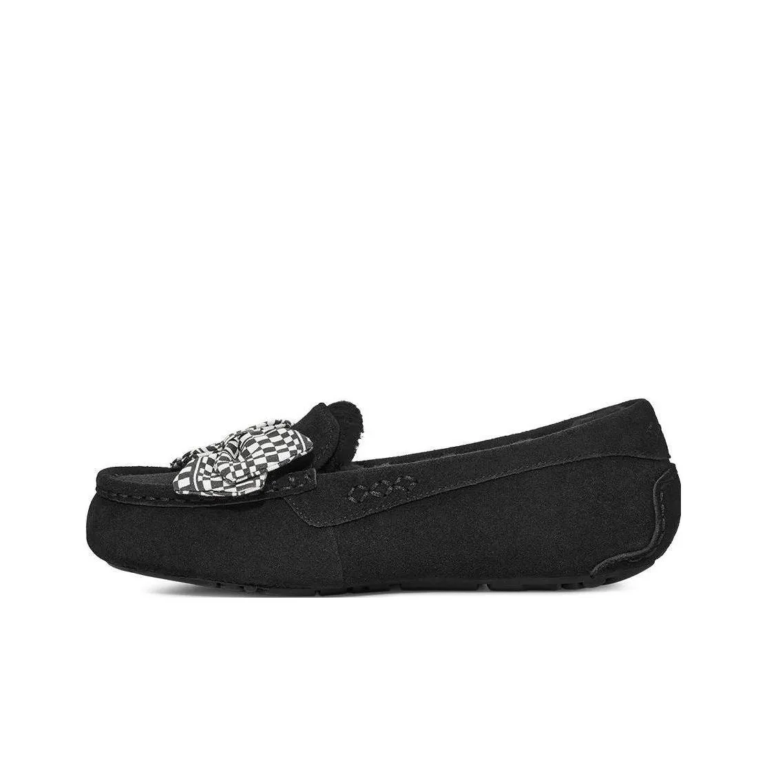 UGG Ansley Bow Slippers 'Black White' Women's