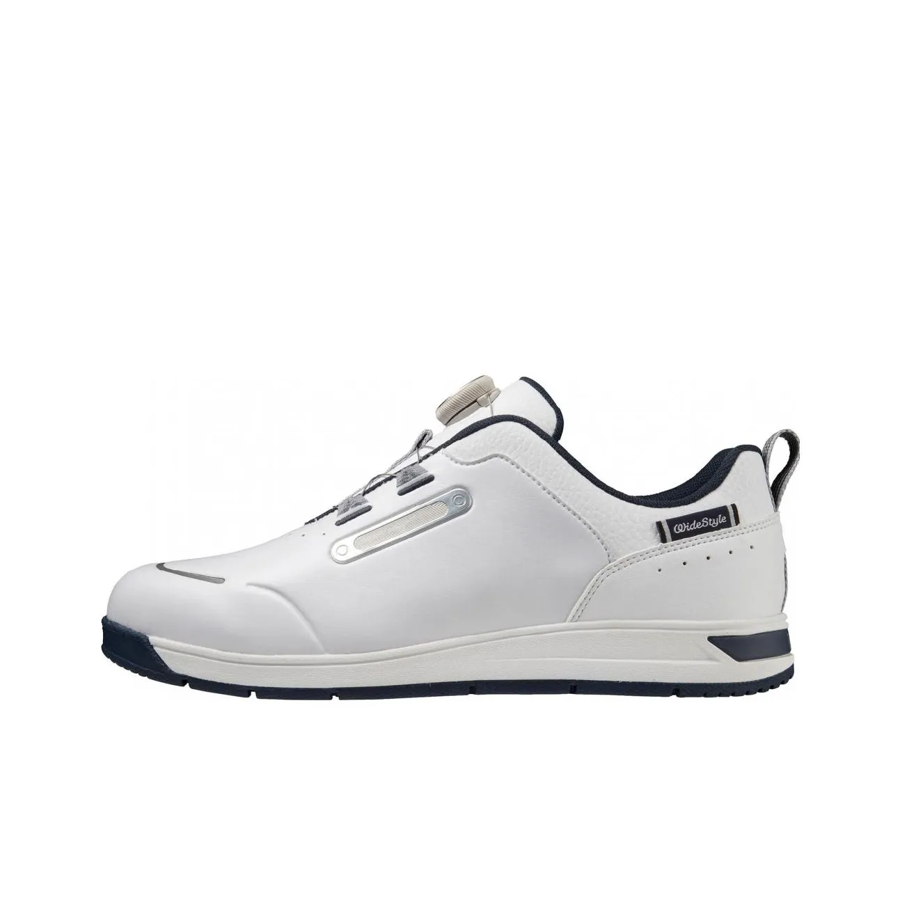 Mizuno Wide Style Wg Boa Shock Absorbers Slip Resistant Abrasion Resistant Low Top Golf Shoes White