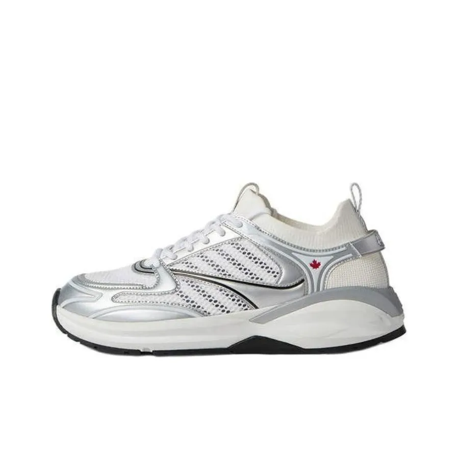Dsquared2 Dash Panelled Mesh Lace Up Sneakers