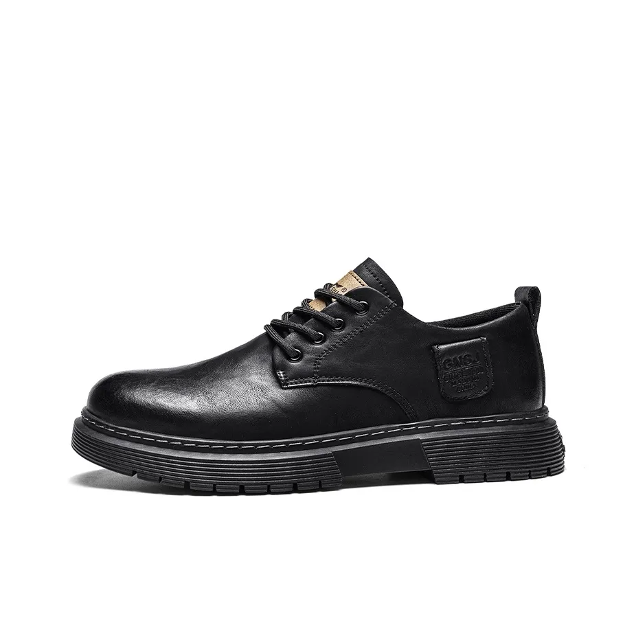 G.N.SHIJIA Men's Casual Shoes Men's Low Top Bronze