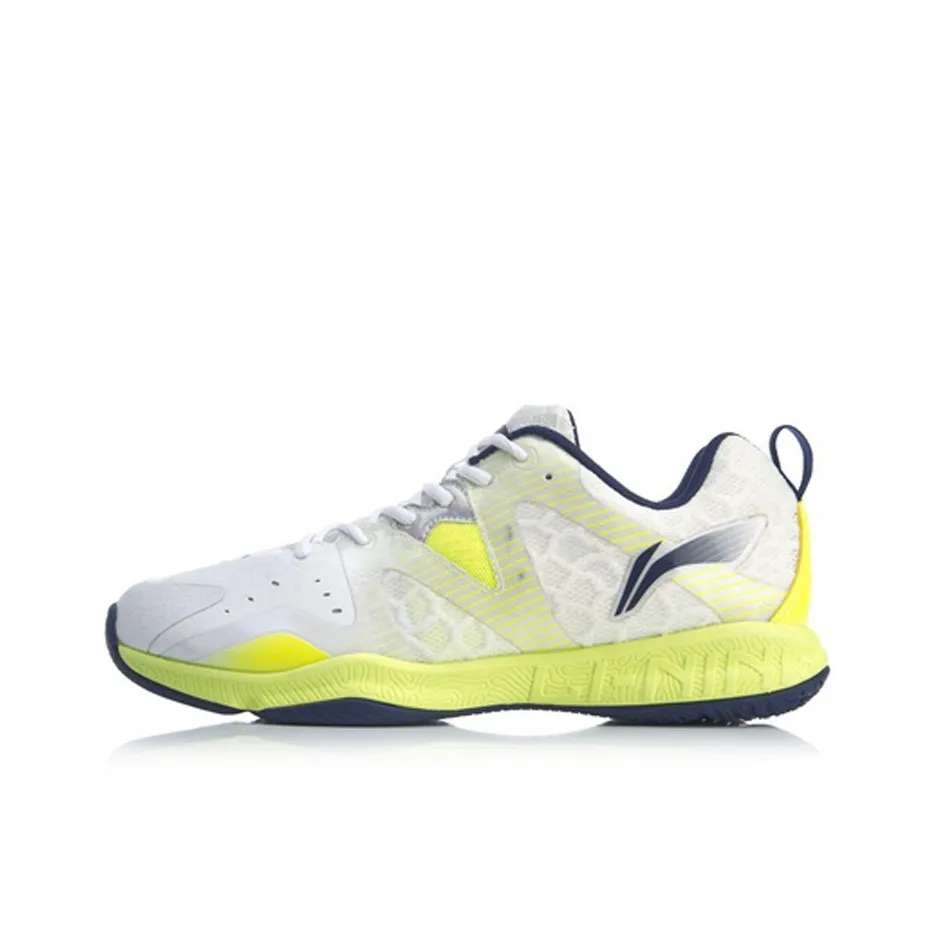 LiNing Износостойкий Дышащий Легкий Низкий Топ Бадминтон Обувь Унисекс Стандартный Белый