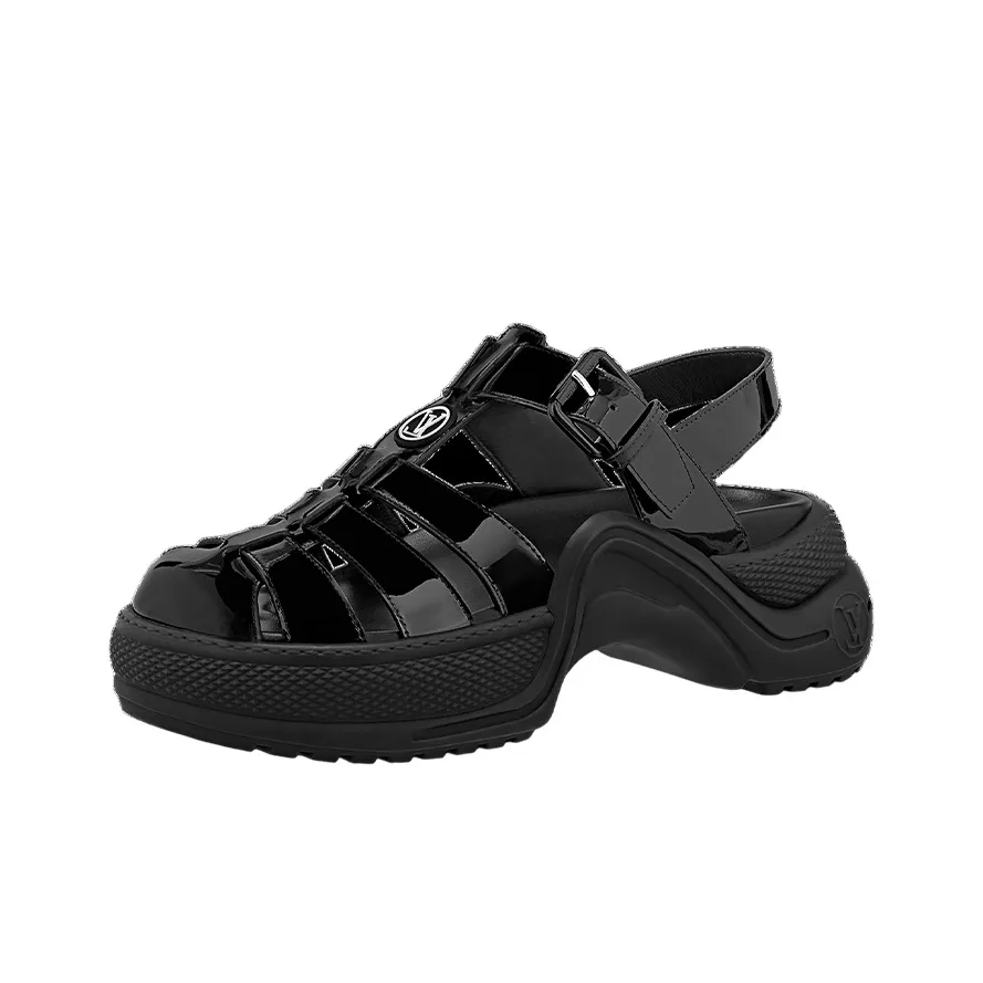 LOUIS VUITTON Casual Single Shoes Women's Black