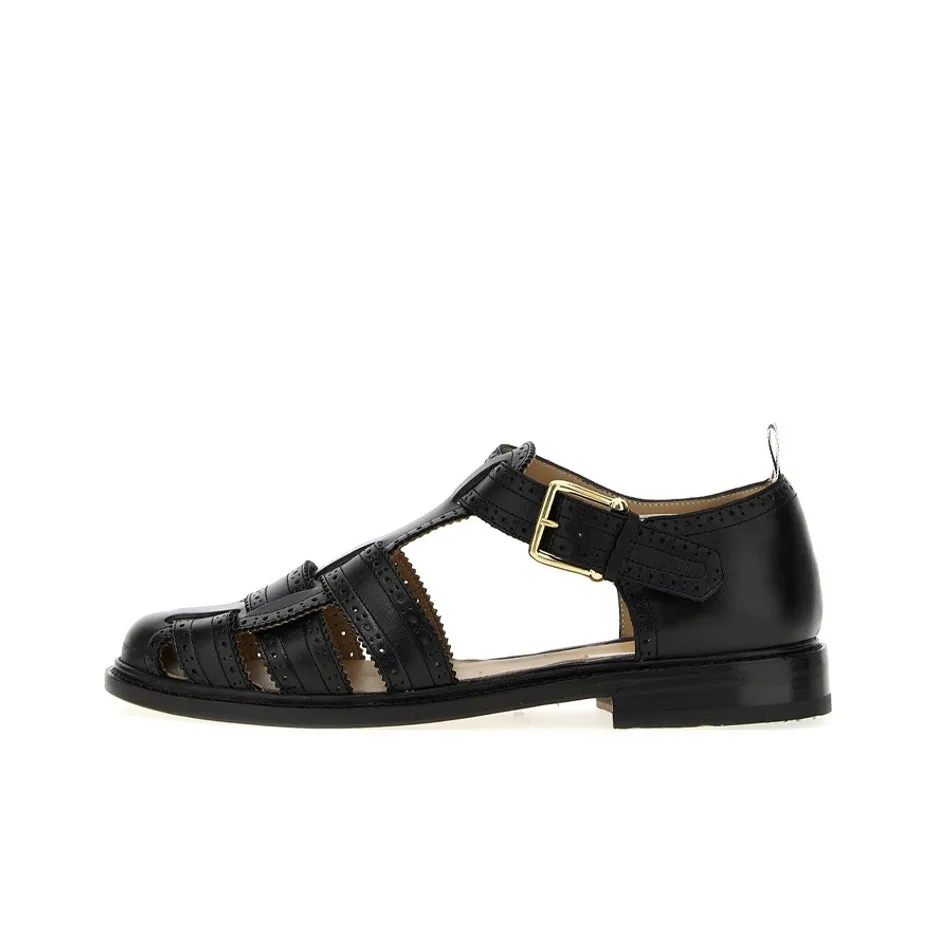 THOM BROWNE Round Toe Fisherman Sandals