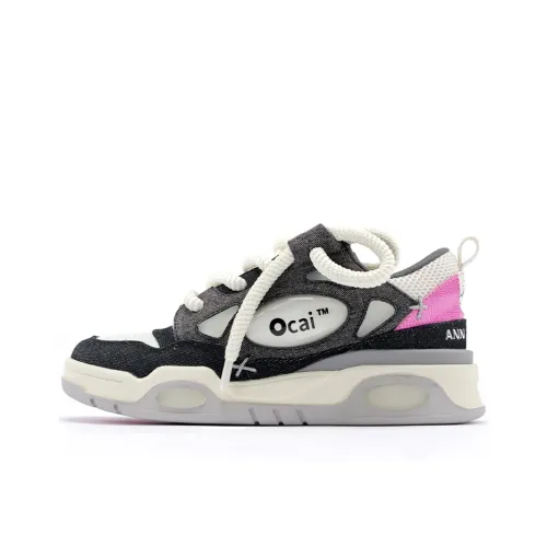 Ocai Кроссовки для скейтбординга Low Top Черный деним Унисекс