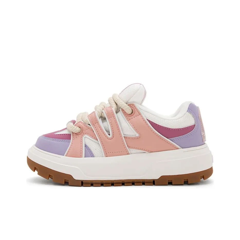 MLB New York Yankees Противоскользящий Устойчивый к истиранию Низкий Топ Casual Унисекс Фиолетовый Розовый