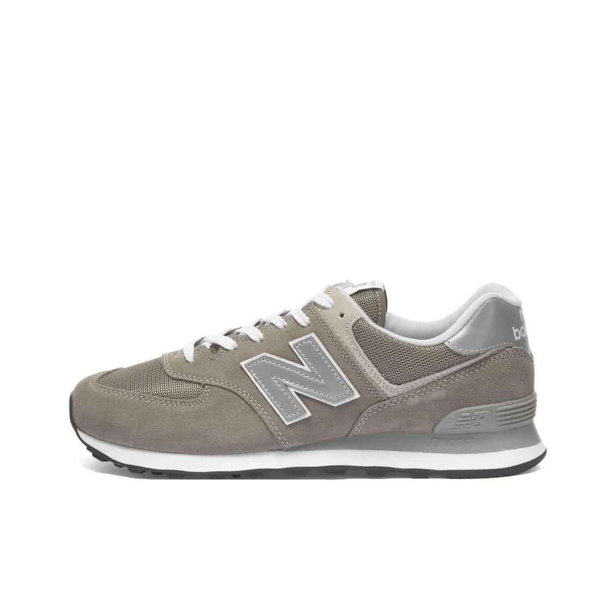 New Balance NB 574 Low Топ Повседневные Беговые Кроссовки Унисекс Коричневый Серый