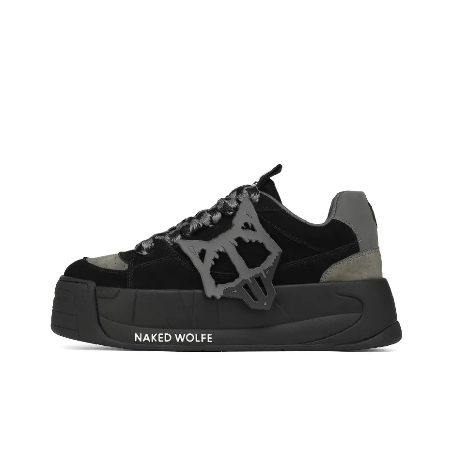 Naked Wolfe Slade Stylish Skateboarding Shoes Men's Black Gray
