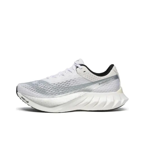 Saucony Endorphin Pro 4 Беговые кроссовки Низкие Белый серебристый Мужские