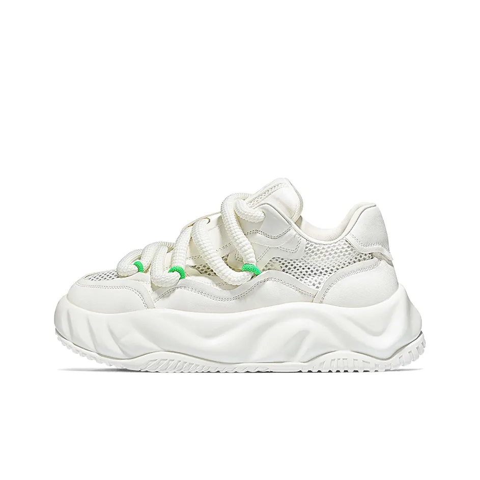 SALAXI Устойчивый к истиранию Низкий Топ Casual 5cm Мужской Белый