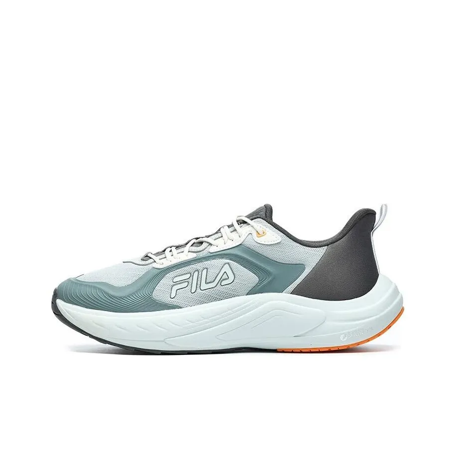 FILA WOLF Wolf Anti-Slip And Wear-Resistant Lightweight Low-Top Casual Shoes Men's Pearl Blue