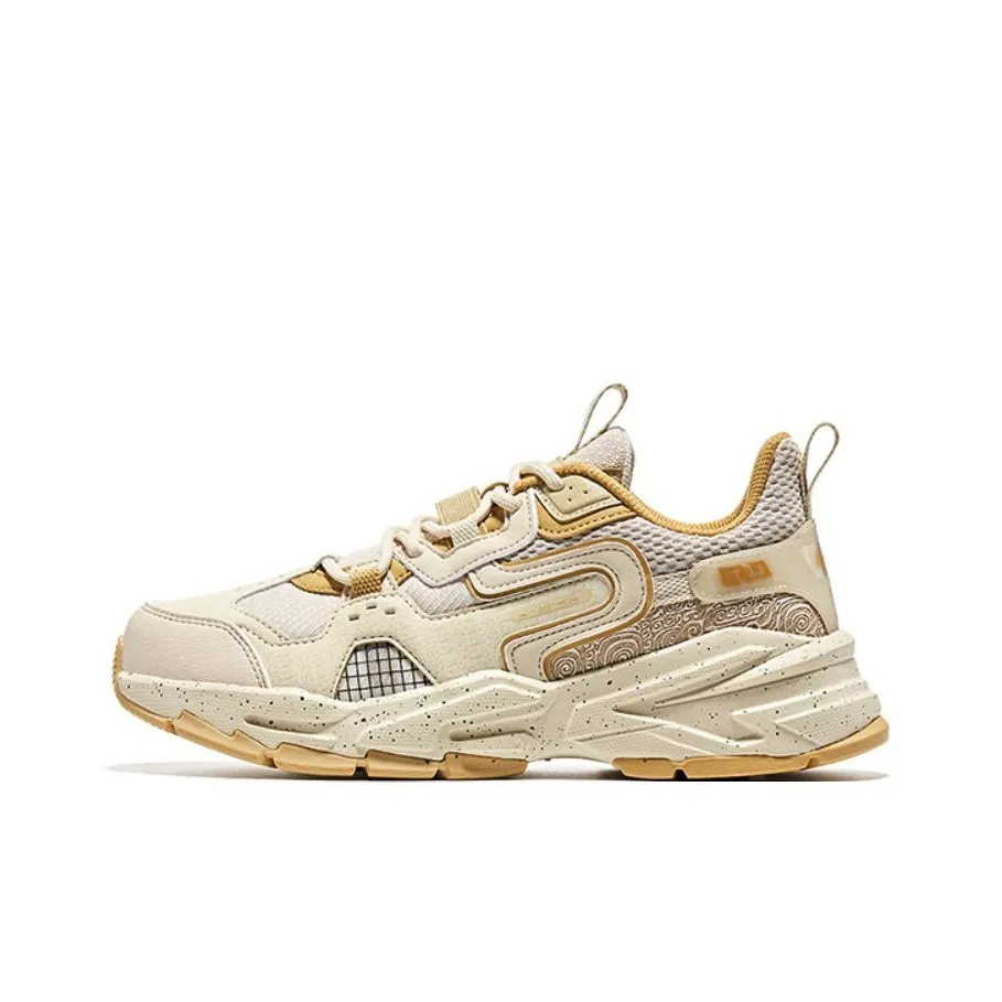 Henan Museum x Erke Низкие кроссовки для бега женские коричневые