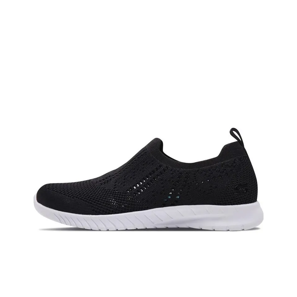 Skechers Wave Lite Low Top Спортивная Повседневная Обувь Женская Черная