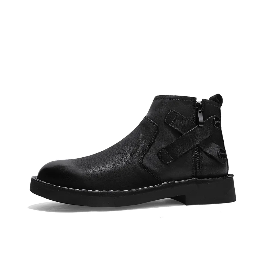JEEP Короткий Мартин Boot Мужской Черный