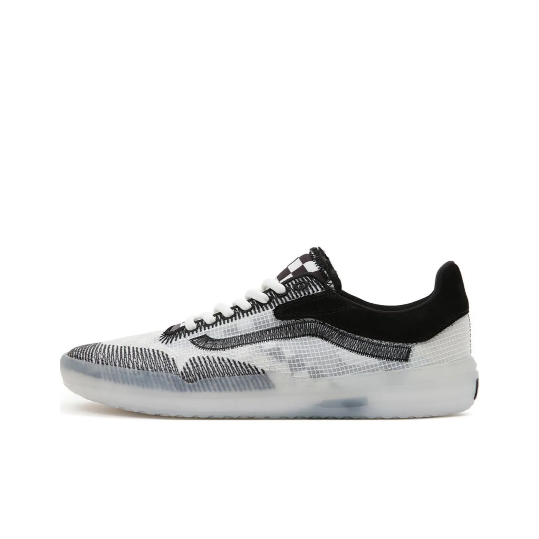 UltimateWaffle Exp Vans 'Checkerboard Print White Black'