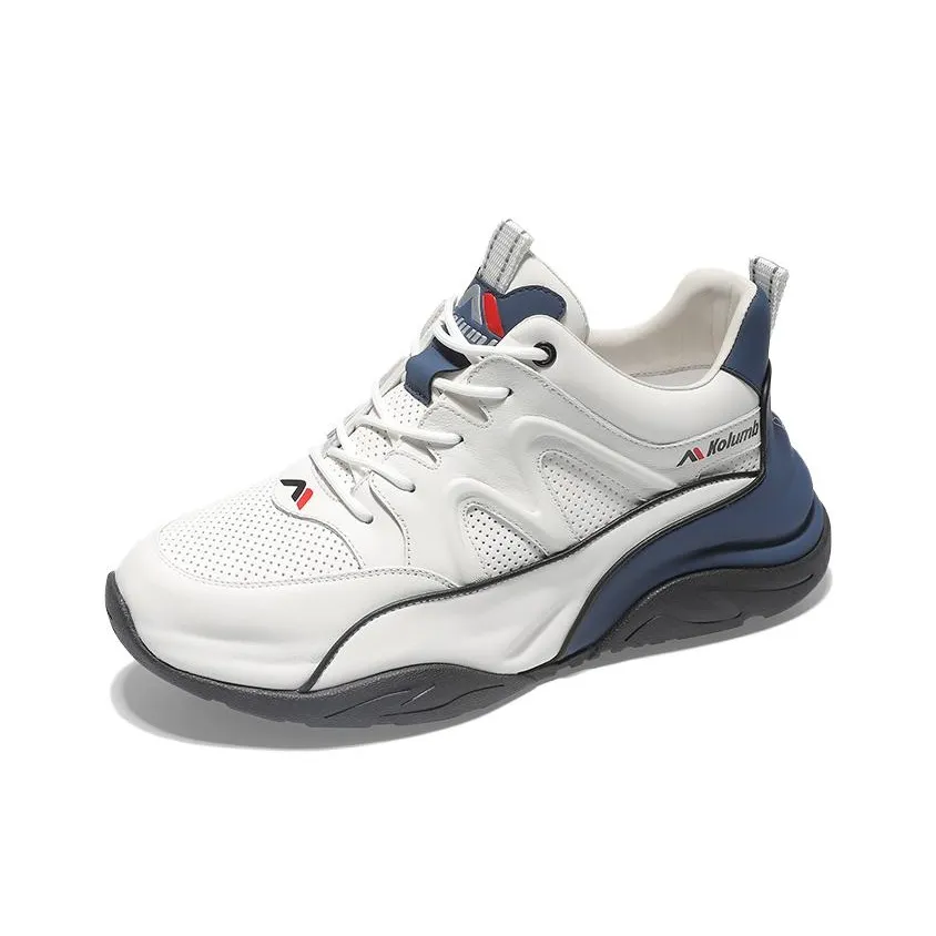 KOLUMB Амортизаторы Slip-resistant Низкий Топ Casual Мужской Белый Синий