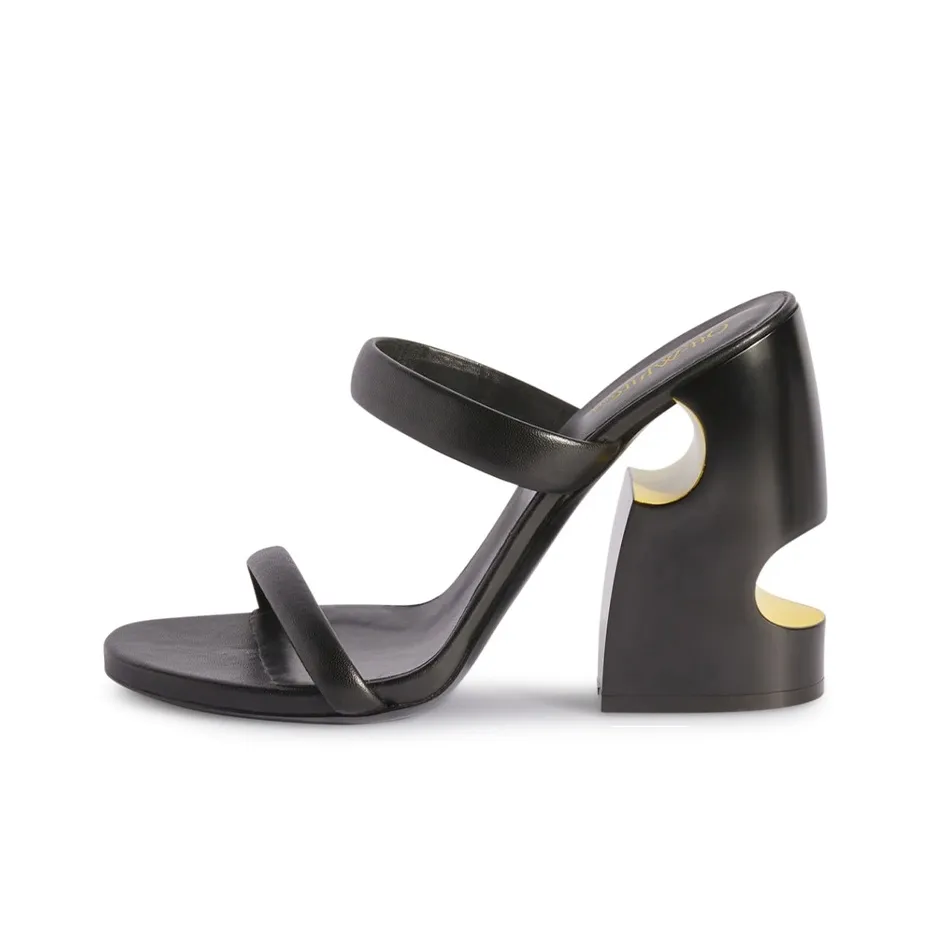 OFF WHITE Pop Bulky Nappa Mule Black Women's