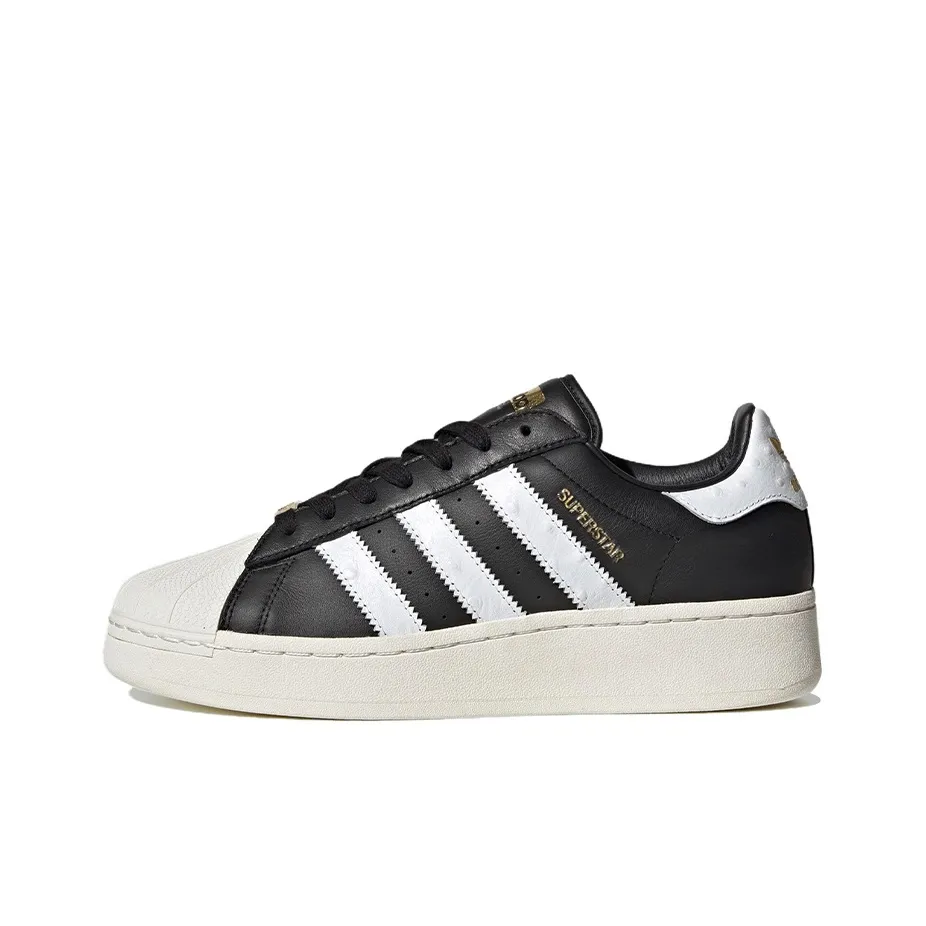 Superstar Adidas Originals Xlg 'Black White Ostrich'