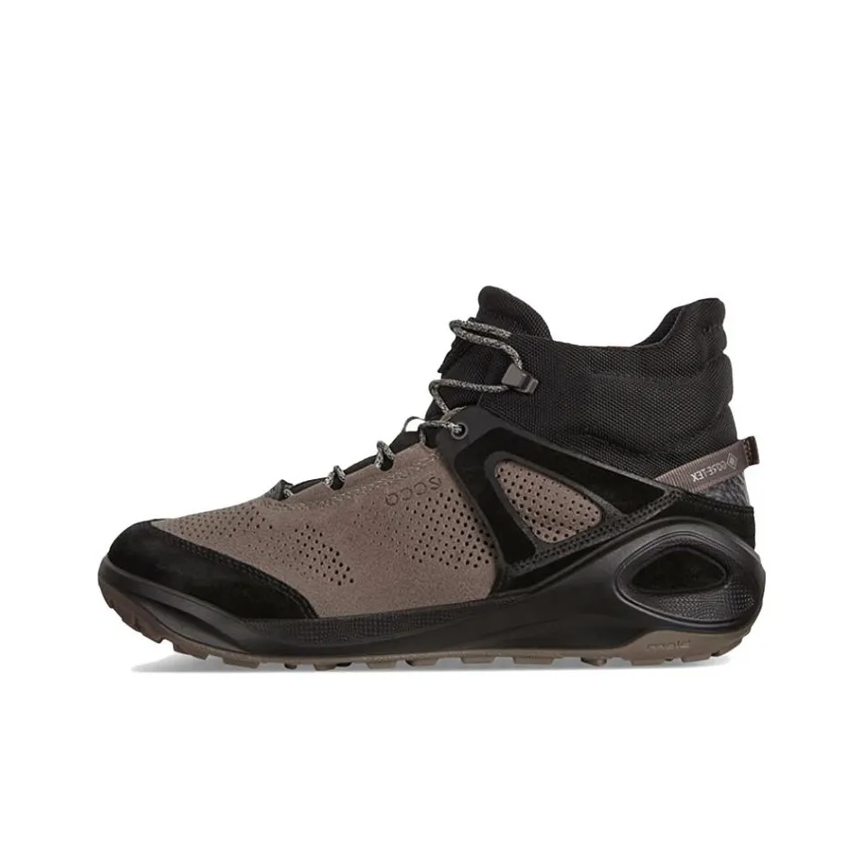 Ecco Casual Shoes Men's High Top Umber