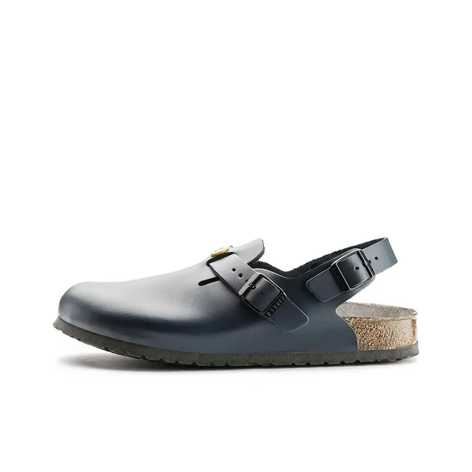 Birkenstock Tokio Esd Natural Leather Sandals 'Blue'
