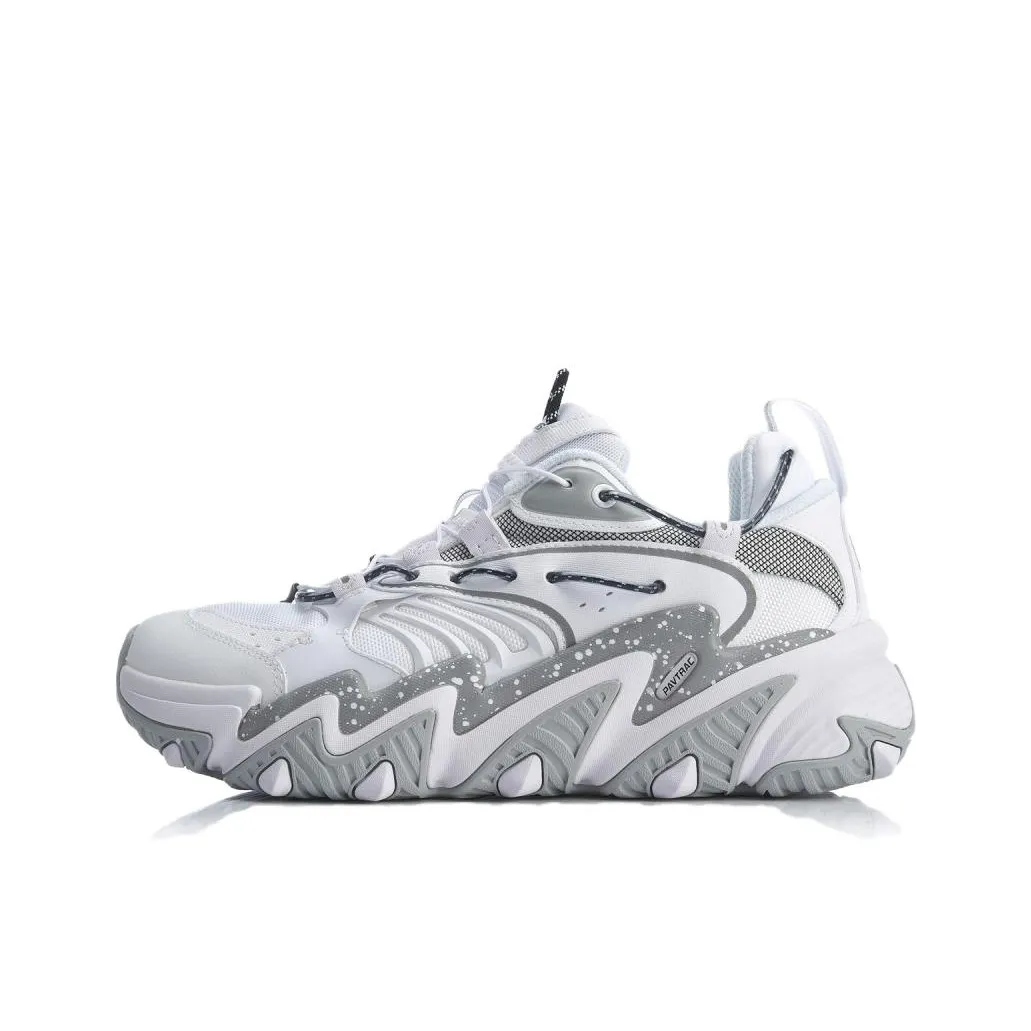 Подкладка X Claw Нескользящий Легкий Низкий Топ Спортивная Повседневная Обувь Мужская Белый Серебряный