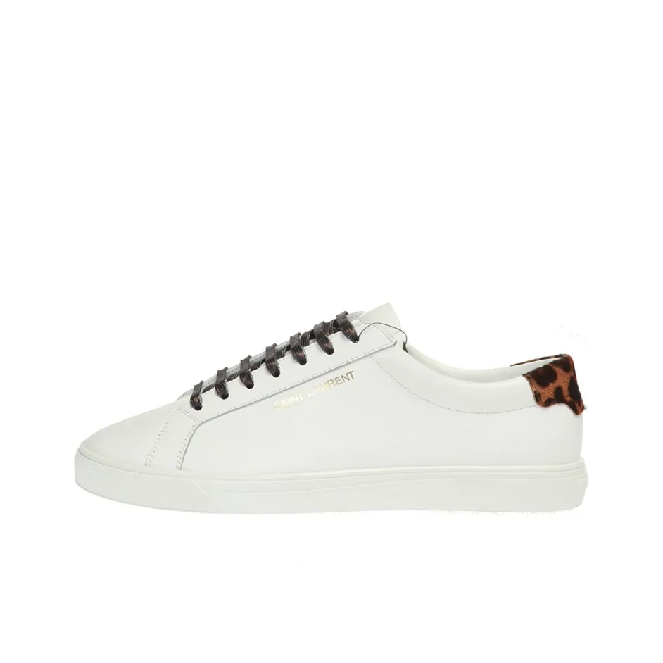 SAINT LAURENT Stylish Skateboarding Shoes Women's White