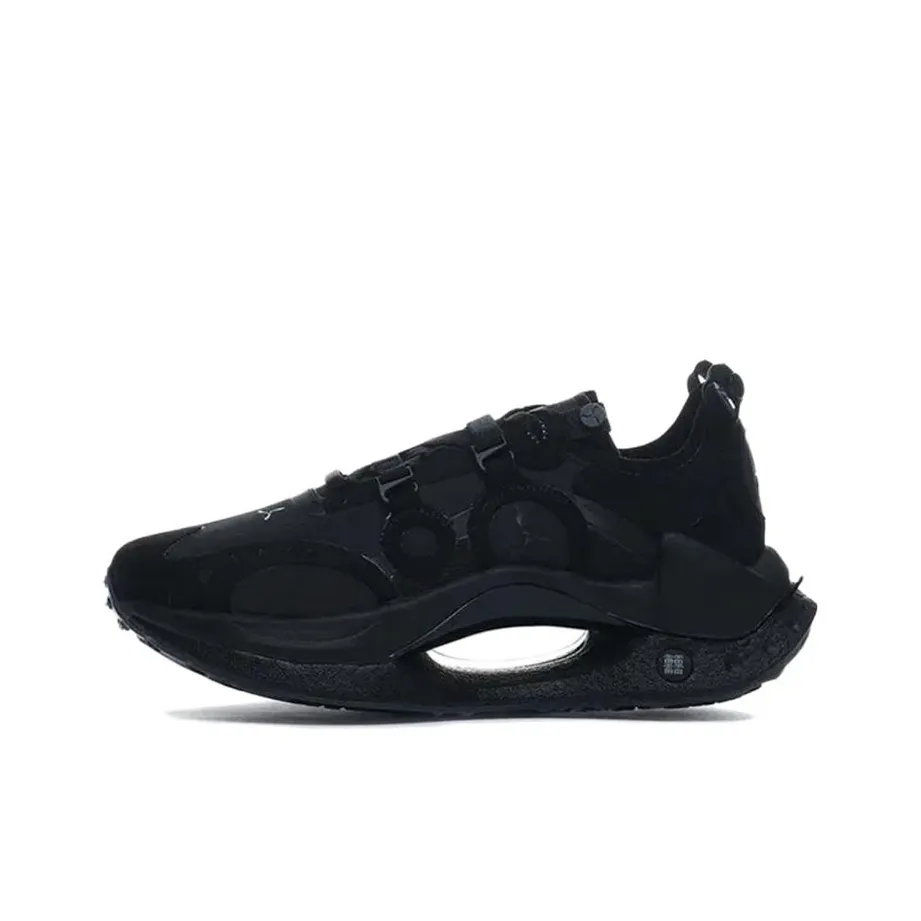 LI NING 1990 Износостойкий Легкий Отскок Низкий Топ Повседневная Обувь Женская Черная