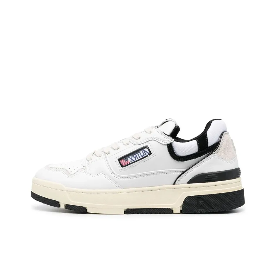 AUTRY Clc Leather Sneakers 'White Black'