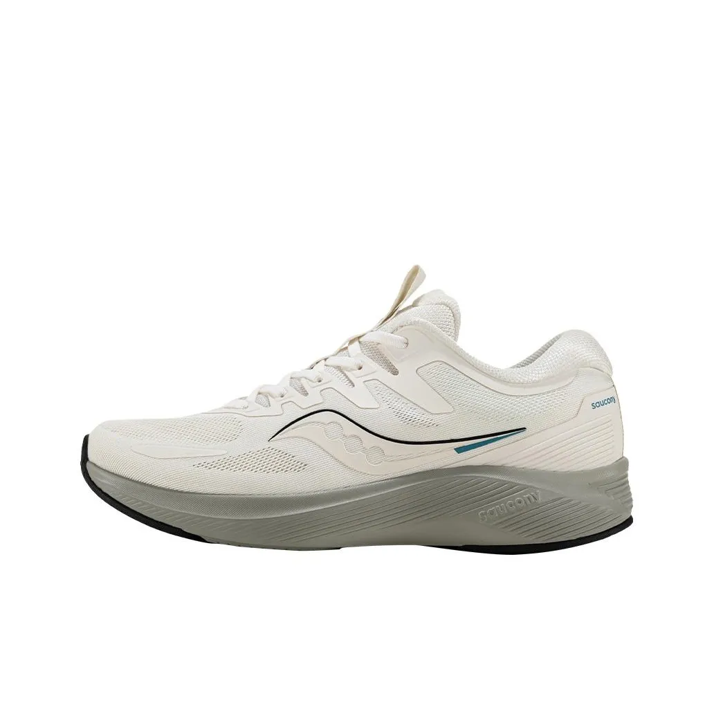 Saucony Lancer Rider 2 Амортизаторы Slip-resistant и устойчивые к истиранию Низкий топ Беговые кроссовки Унисекс Бежево-зеленый