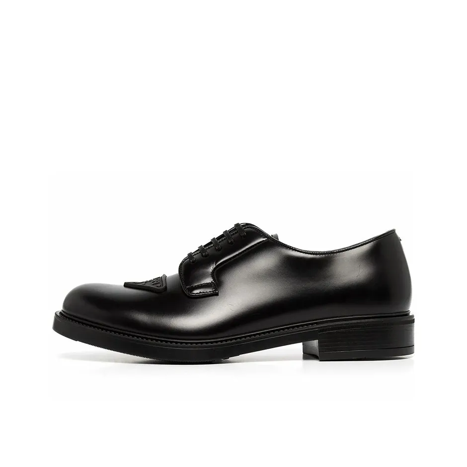 PRADA Dress Shoes Men's Low Top Black