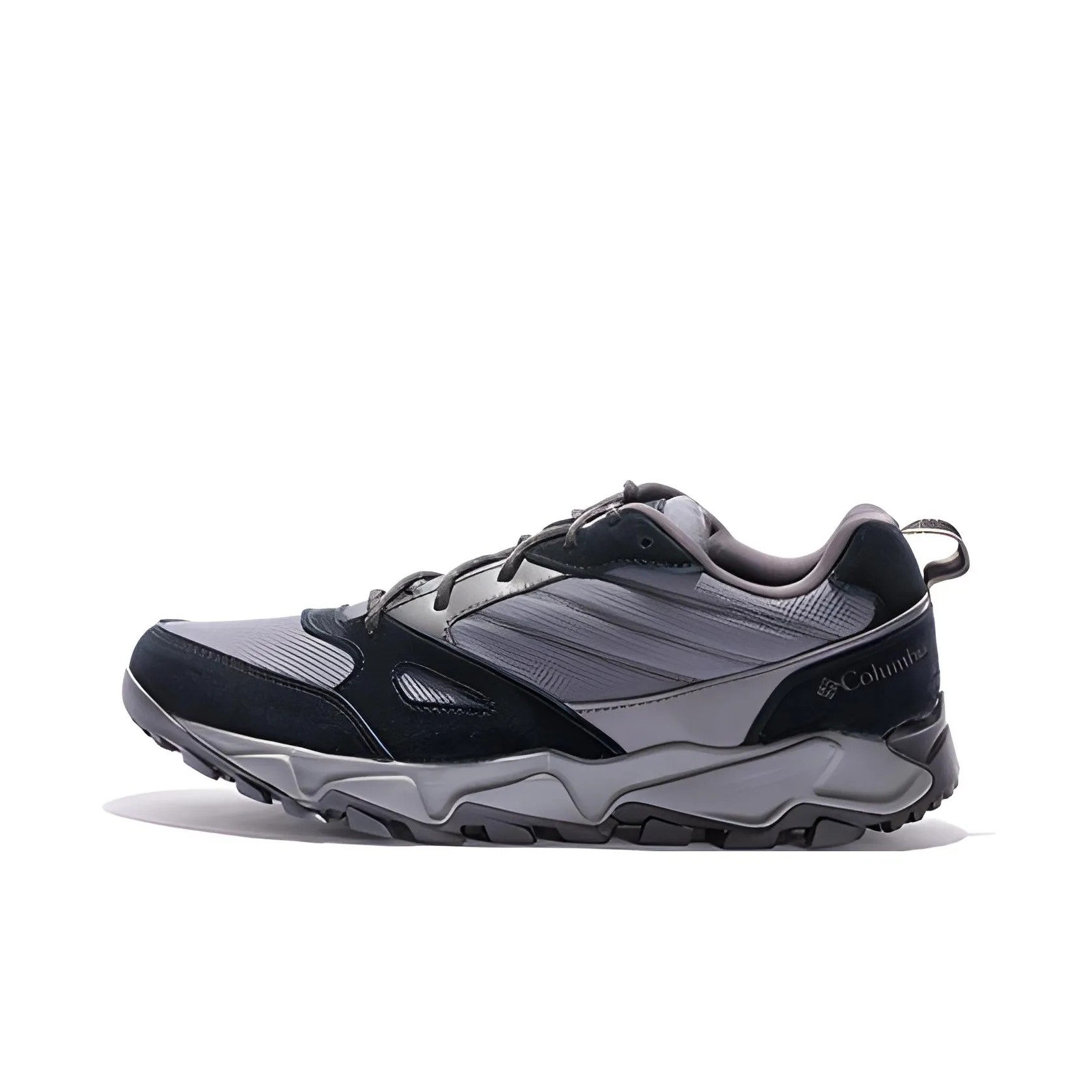Columbia Slip Resistant Breathable Low Top Outdoor Shoes Black Gray Color