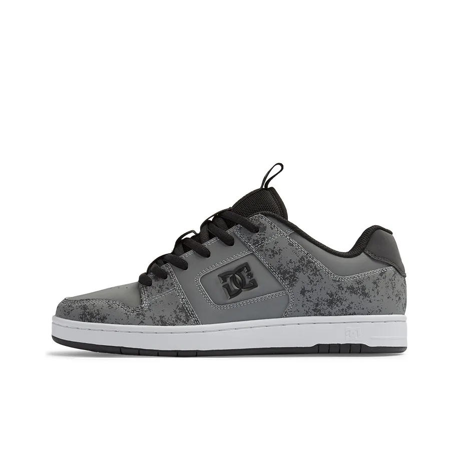 DC Shoes Slip Resistant Cushioning Wear Resistant Low Top Skateboard Shoes Unisex Dark Gray