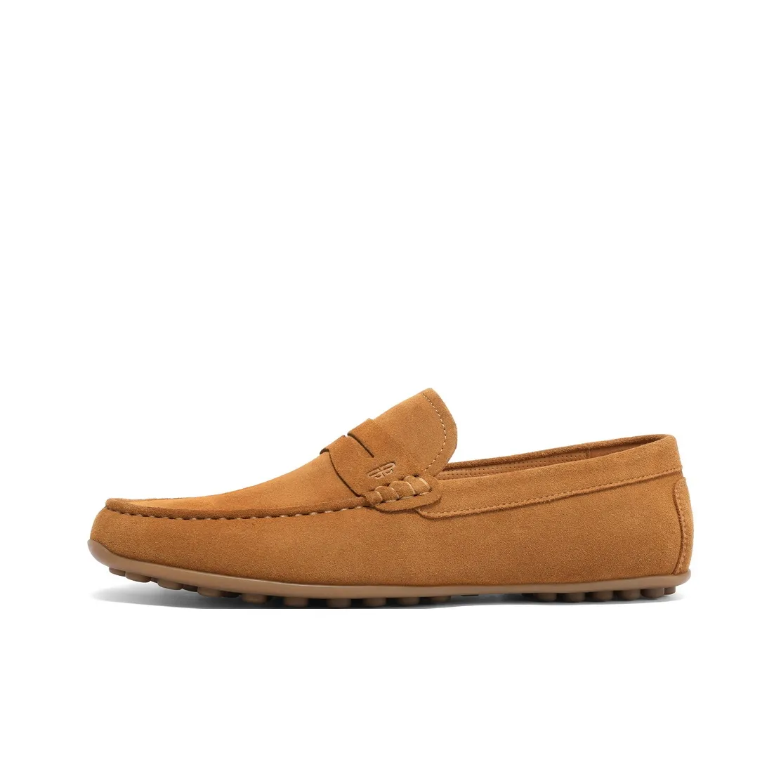 BELLE Gommino Loafers Men's Yellow, Gray