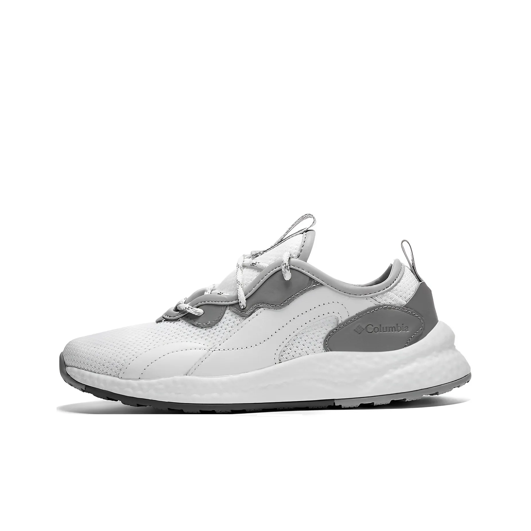 Columbia Slip Resistant And Breathable Low Top Outdoor Shoes Women's White Gray