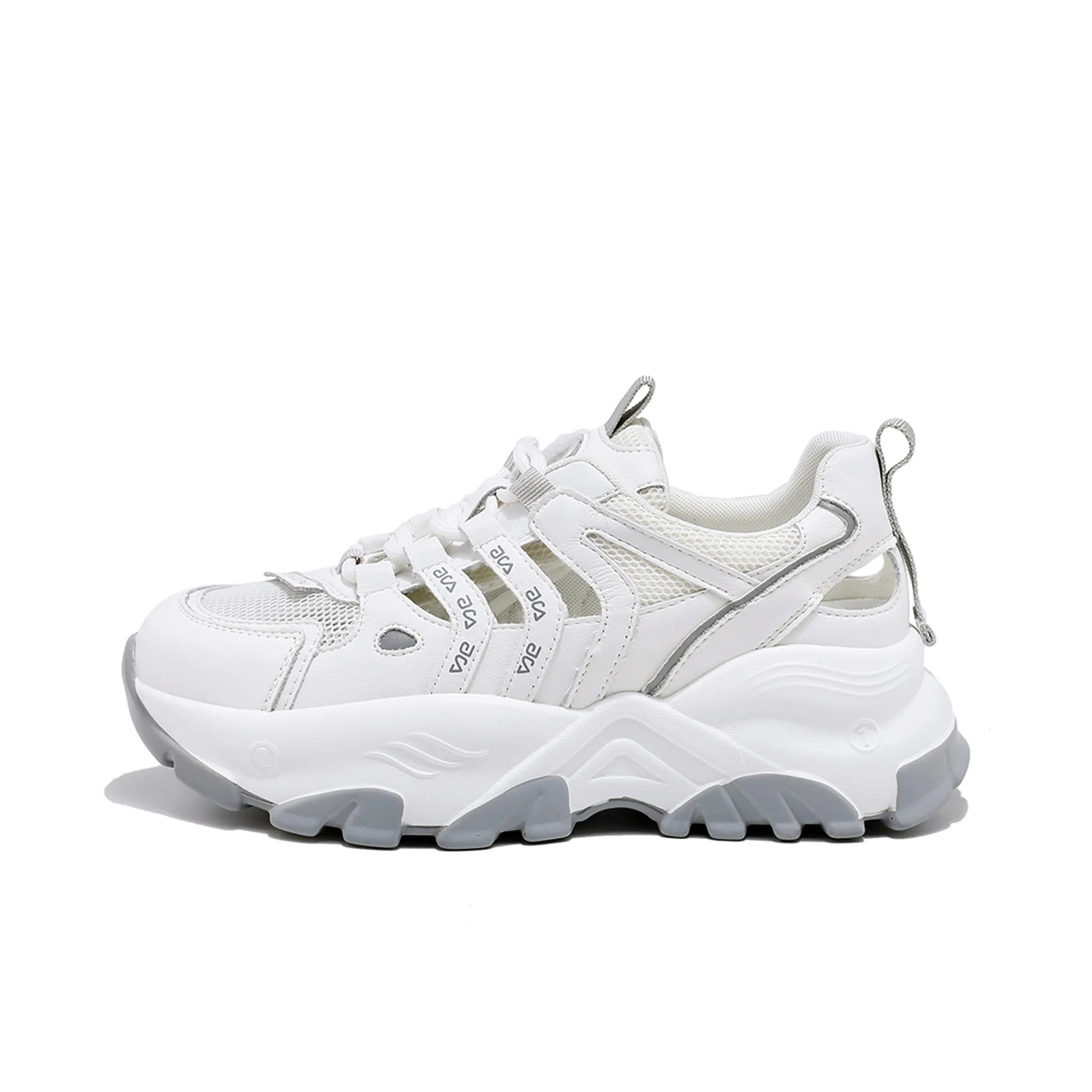BAIJIHONG Sports Sandals Women's White Gray