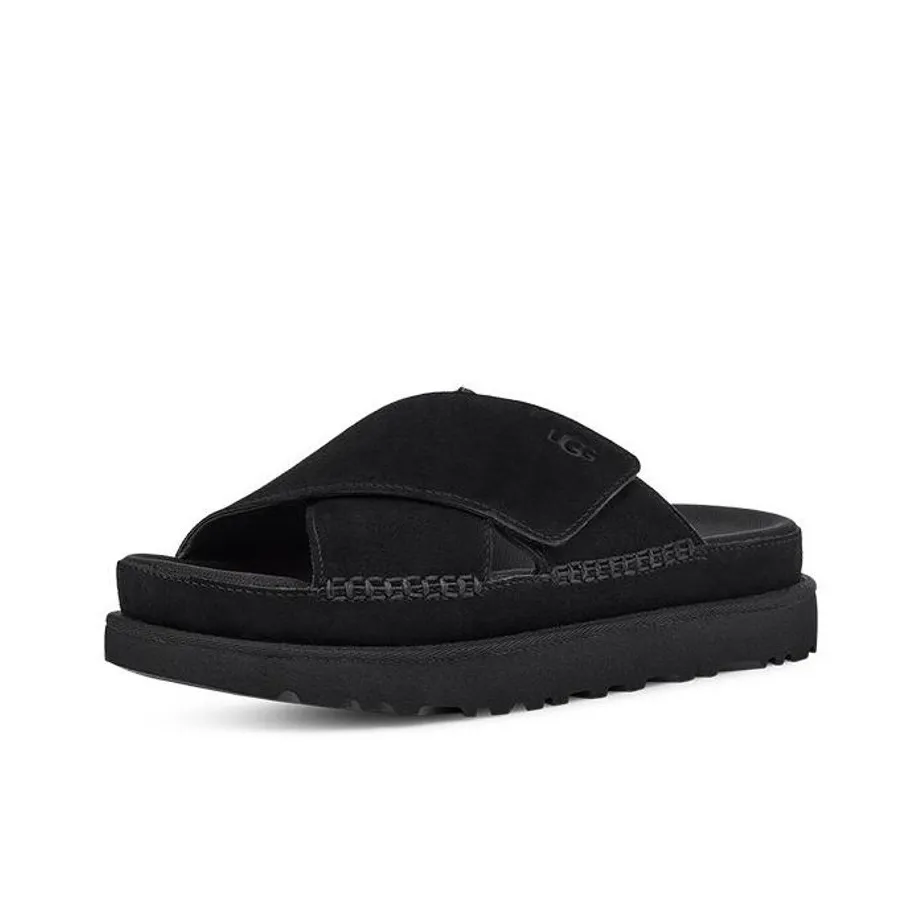 UGG Goldenstar Cross Slide Black Women's