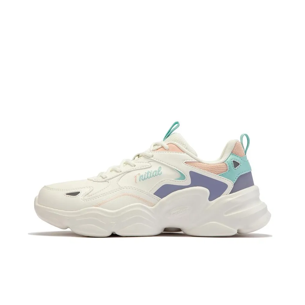 361° Slip Резистентный Термический Низкий Топ Спортивная Повседневная Обувь Женская Белая Розовая