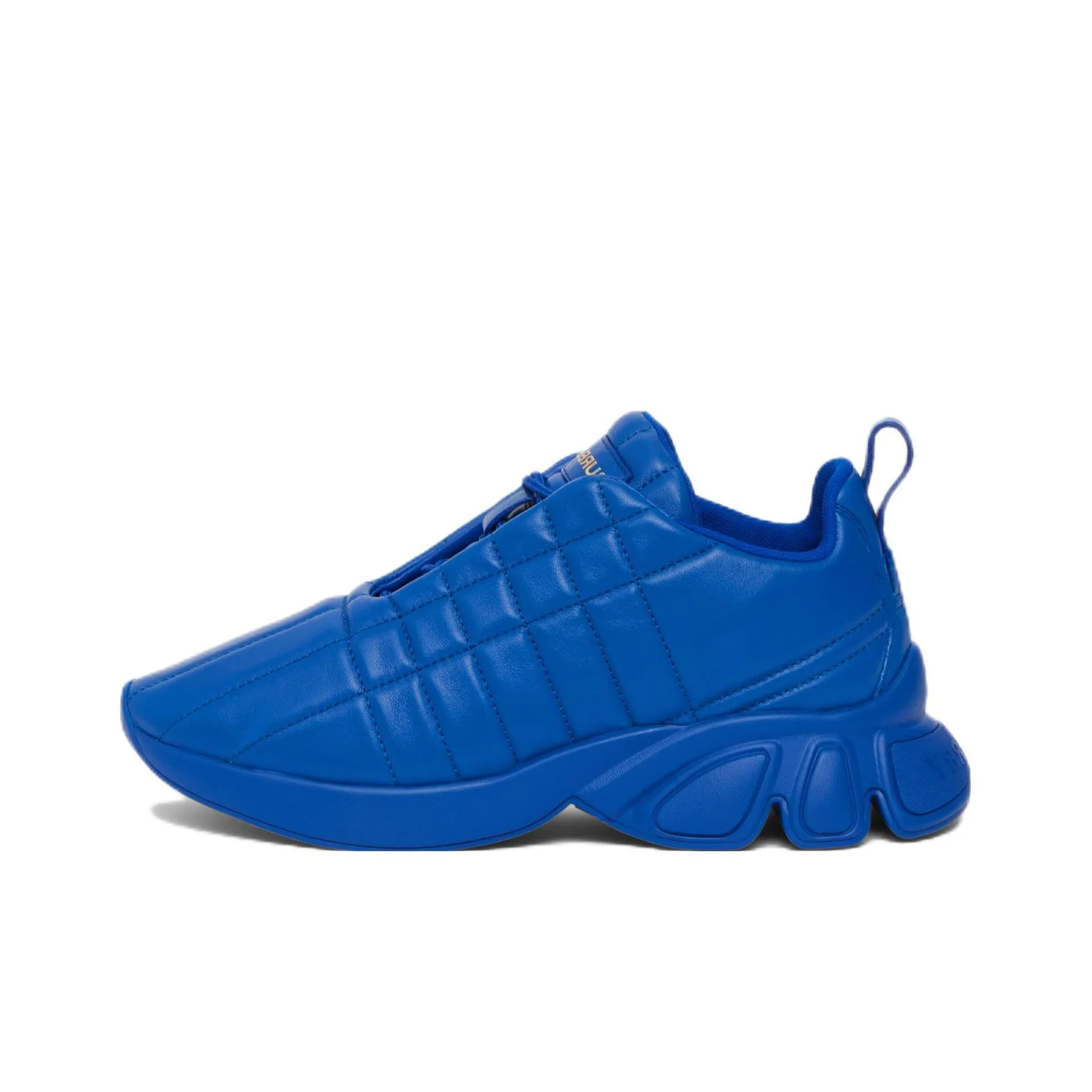 Burberry Quilted Leather Sneaker Blue Women's