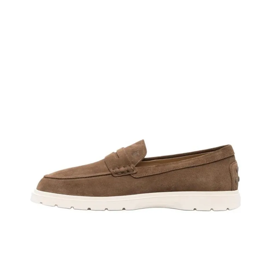 TOD'S Suede Penny Loafers