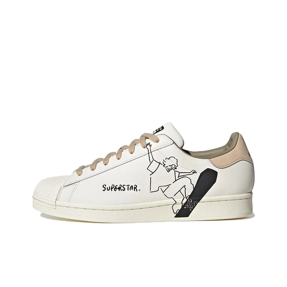 Adidas Originals Superstar Скейтборд Кроссовки Низкие Унисекс