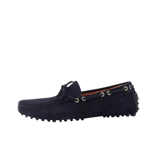 Car Shoe Лоферы на резиновой подошве Низкие Черные Мужские