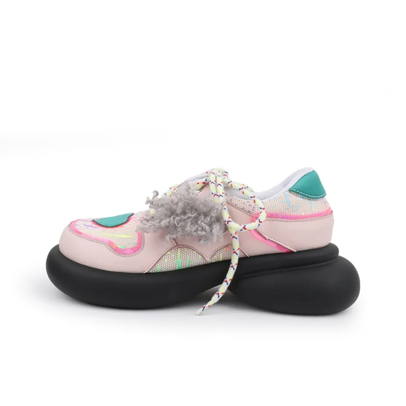 NiuwaStudio Casual 5cm Женские Розовый